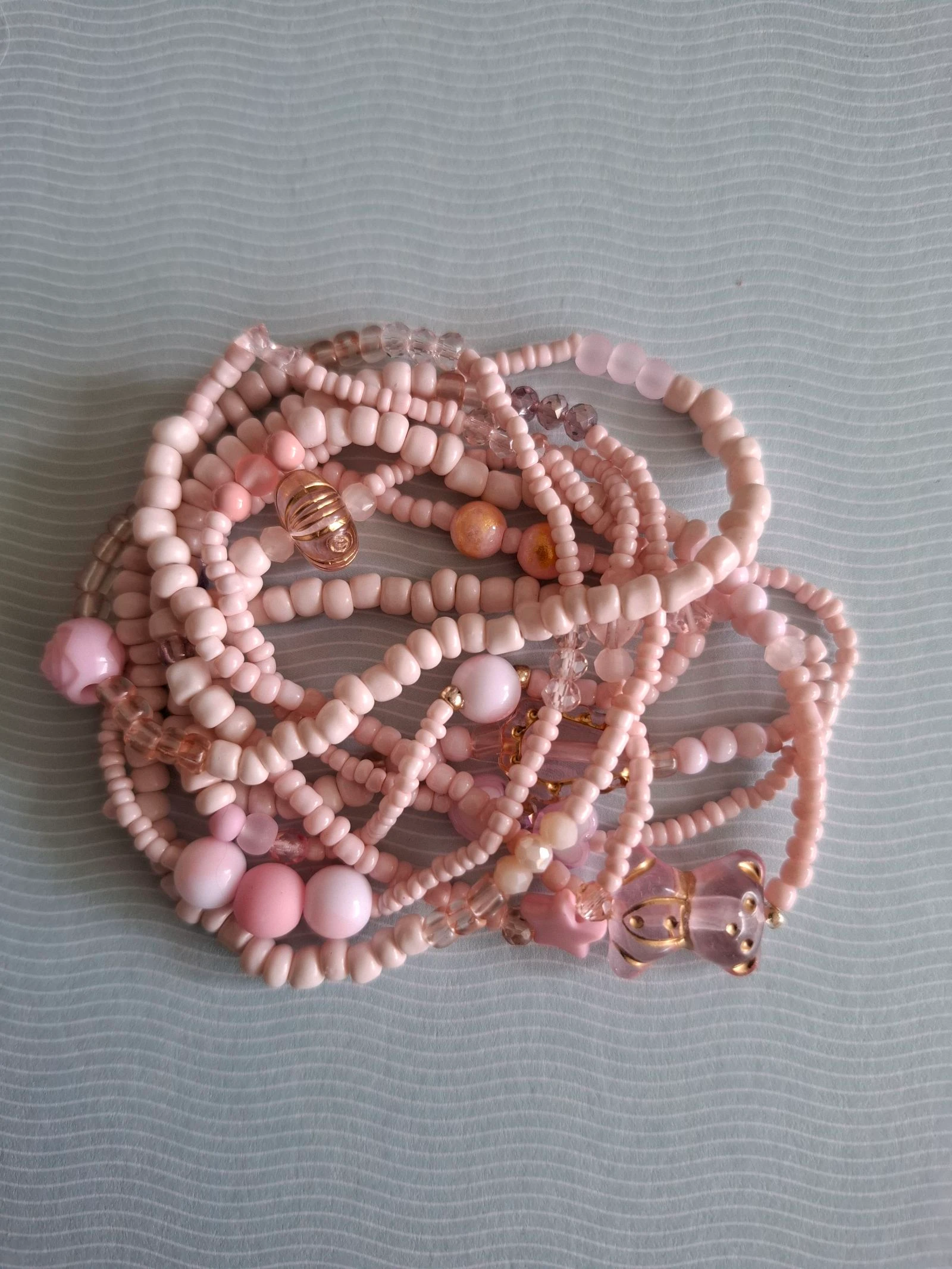 Pulsera/pulsera envolvente rosa claro 2 – photo 2